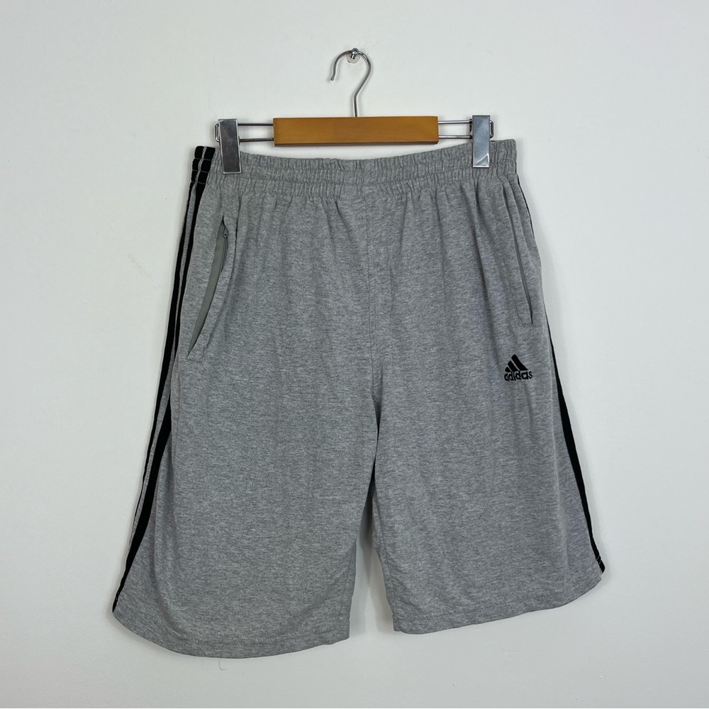 Vintage Adidas Gray Sweat Shorts Sz XXL‎